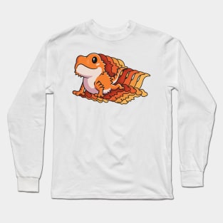 Retro Shirt Gift For Bearded Dragon Owner Lizard Lover Long Sleeve T-Shirt